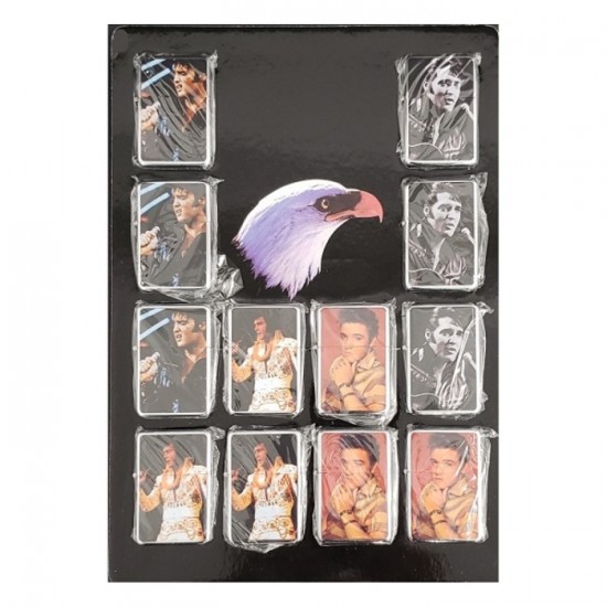 Briquet Elvis Presley E7333 (Ensemble de 12)