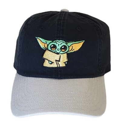 Casquette Star Wars noir et gris Bébé Yoda