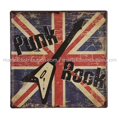 Enseigne Punk Rock en métal 12