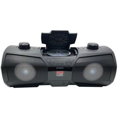 Portatif Bluetooth, Radio, CD Boombox avec éclairage LED de Sylvania