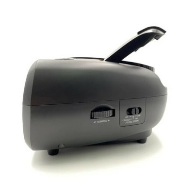 Portatif Bluetooth, CD, Radio AM/FM Boombox de Sylvania Argent