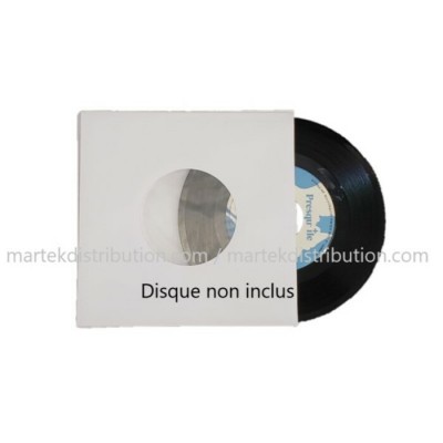 Pochettes papier doublé polyéthylène disque 7" (paquet de 50)