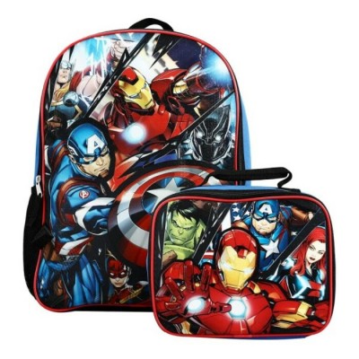 Avengers Sac à dos et Sac à lunch pour enfants