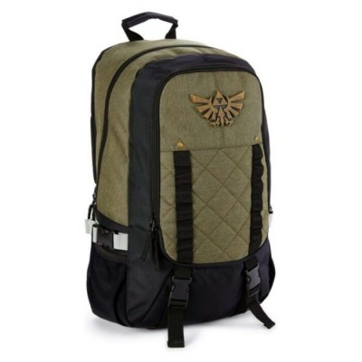 ZELDA  Sac à dos vert et noir avec sangle