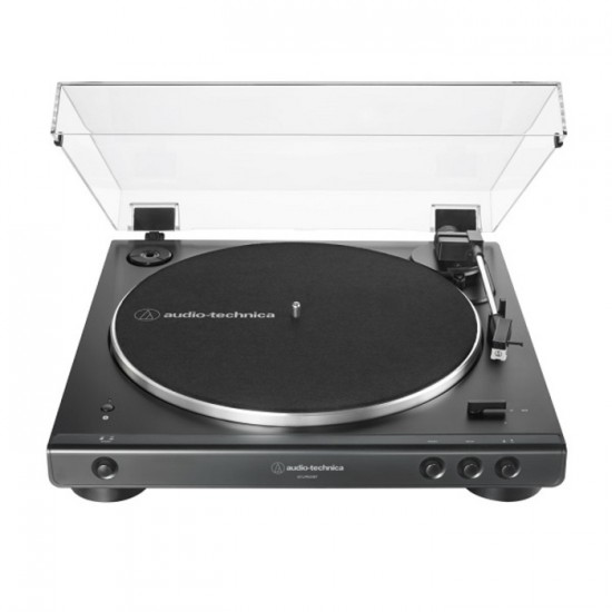 Table tournante stéréo sans fil entièrement automatique AT-LP60XBT-BK d'Audio-Technica
