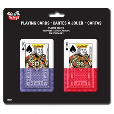 Jeu de cartes classique paquet de 2