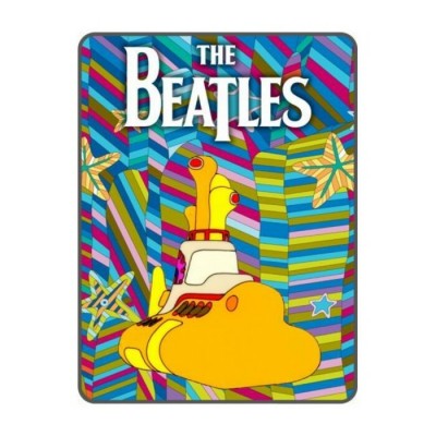 Jeté BEATLES en peluche Yellow Submarine