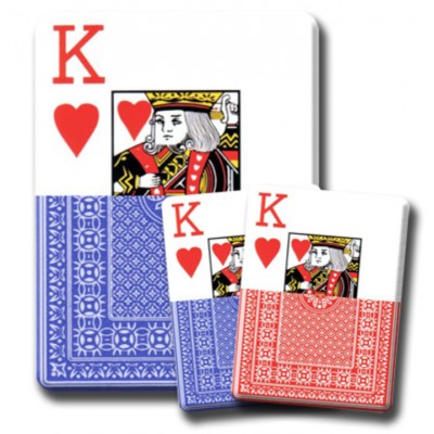 Jeu de cartes avec chiffres géants