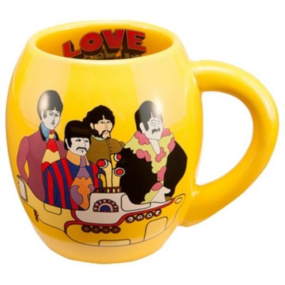 Tasse Beatles 18oz ovale en céramique de Yellow...