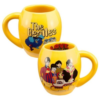 Tasse Beatles 18oz ovale en céramique de Yellow Submarine
