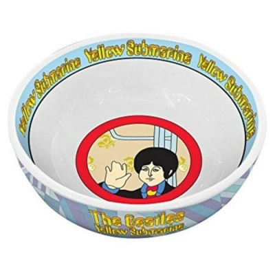 Ensemble Beatles de 4 bols en céramique de 6" Yellow Submarine