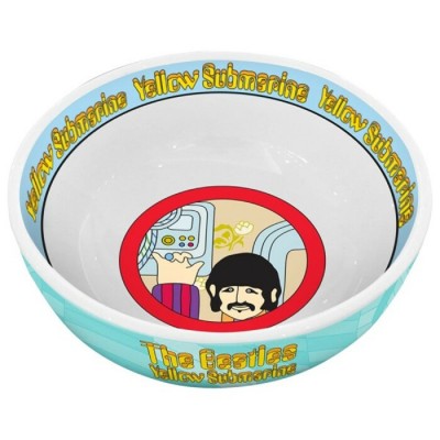 Ensemble Beatles de 4 bols en céramique de 6" Yellow Submarine