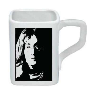 Ensemble Beatles de 4 tasses carré 12oz Album Blanc
