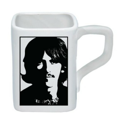 Ensemble Beatles de 4 tasses carré 12oz Album Blanc