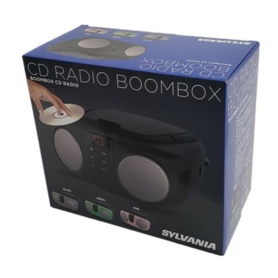 Portatif Radio, CD de Sylvania SRCD243MBK
