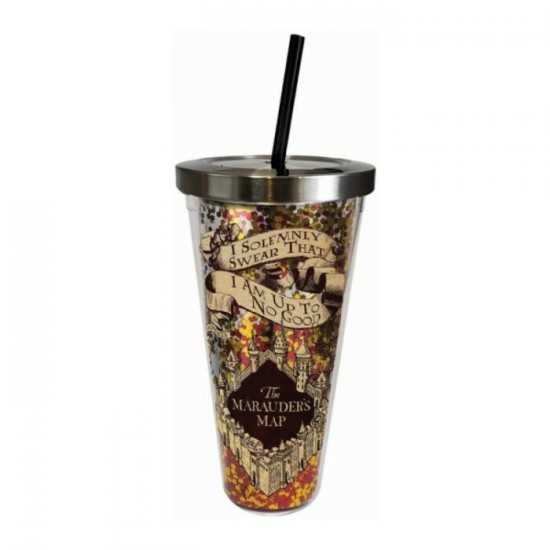 Verre à paillettes Harry Potter de 20oz / Carte...