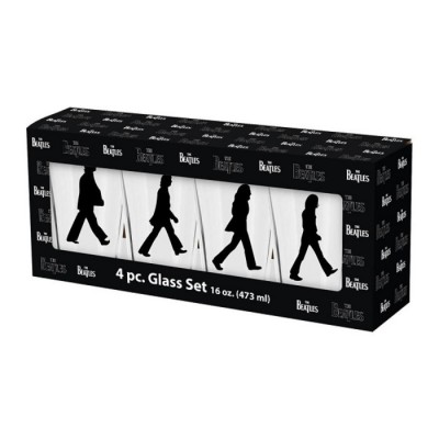 Ensemble de 4 verres - The Beatles / Abbey Road (16 oz)
