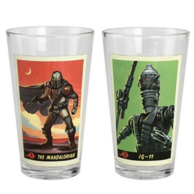 Ensemble Star Wars Mandalorian de 2 verres de 16...