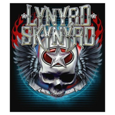 Enseigne Lynyrd Skynyrd en métal – Winged Skull