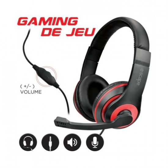 Casque audio de jeu avec contrôle de volume et microphone rotatif HFG773