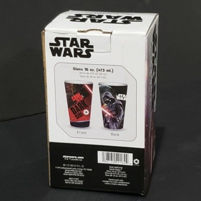 Verre Star Wars de 16 oz / Darth Vader