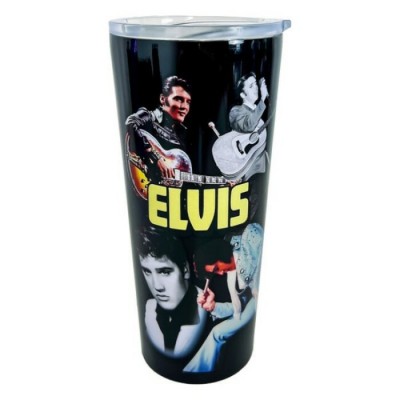 Tasse de voyage Elvis Presley de 22 oz en Inox