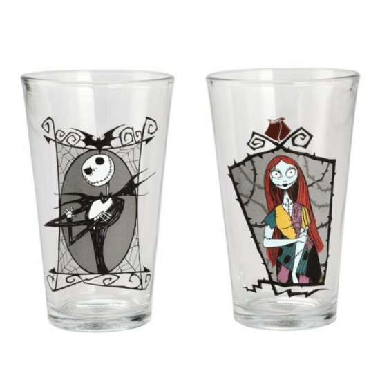 Ensemble L'Étrange Noël de monsieur Jack de 2 verres de 16 oz