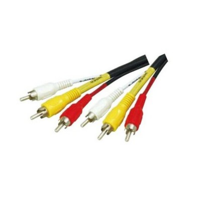 Câbles Composite RCA Audio / Vidéo de 3'