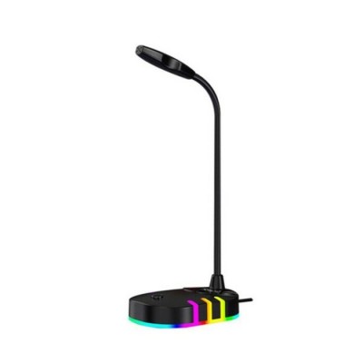 Microphone de jeu Omnidirectionnel , USB, Lumière RGB (XMC-02)