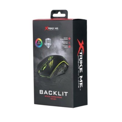 Souris de jeu optique rétroéclairée GM-203BK