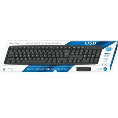 Clavier de bureau USB filaire KB555 de eLink