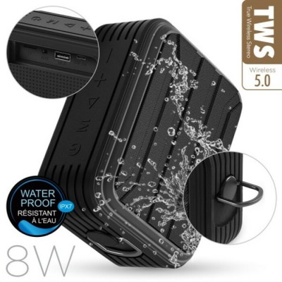 Haut-parleur sans-fil ESCAPE PLATINUM SPBT3545 Résistant à l'eau IPX7