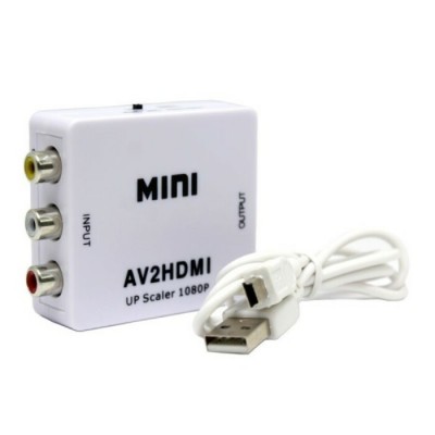 Mini Convertisseur  Audio/Vidéo RCA à HDMI GT02560
