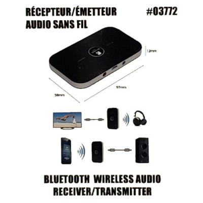 Émetteur/récepteur audio sans fil (Bluetooth) GT03772