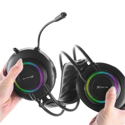 Casque de jeu stéréo rétroéclairé Xtrike Me GH-509