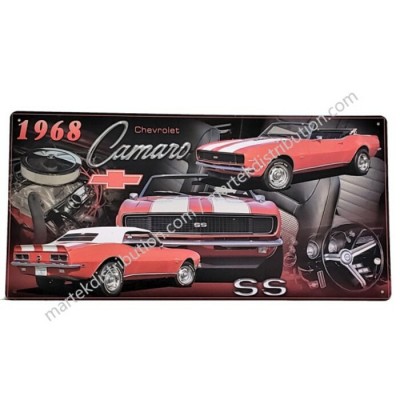 Enseigne Camaro SS 1968 en Métal 19