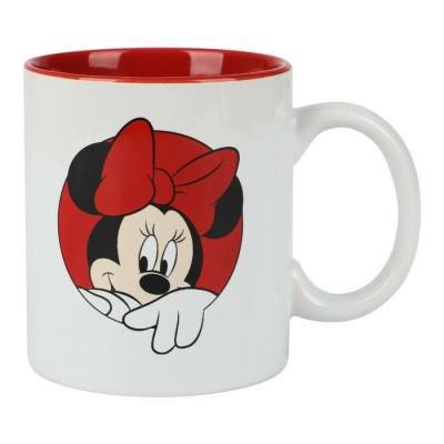Tasse Minnie Mouse 16oz en céramique rouge et...