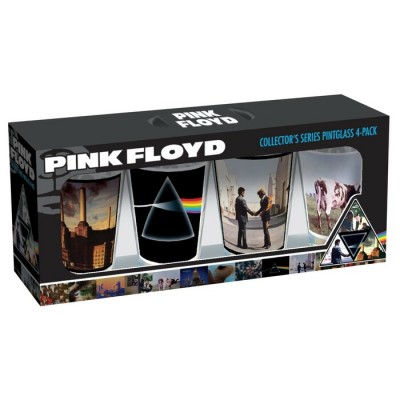 Ensemble PINK FLOYD de 4 verres de 16oz / Couvertures d'album