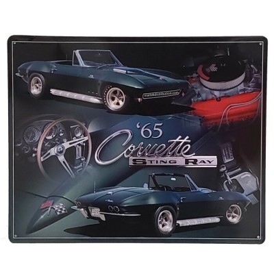 Enseigne Chevrolet Corvette Sting Ray 1965 en...