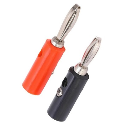 Fiche Banane Nickel paquet de 10 (rouge et noir)