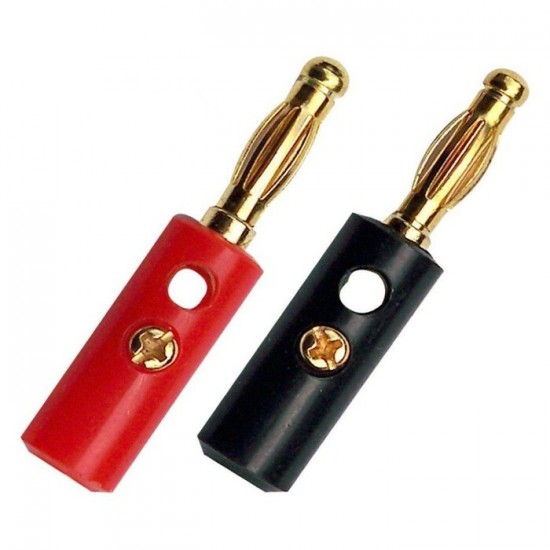 Fiche Banane or paquet de 2 (rouge et noir)