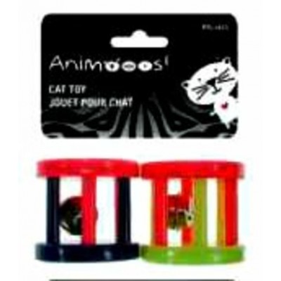 Jouet pour chat cylindre avec grelot