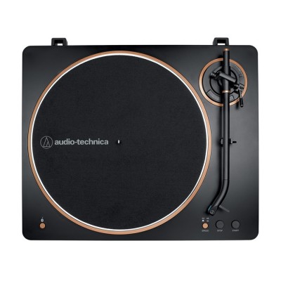 Table tournante à entraînement par courroie sans fil entièrement automatique AT-LP70XBT-BZ d'Audio-Technica