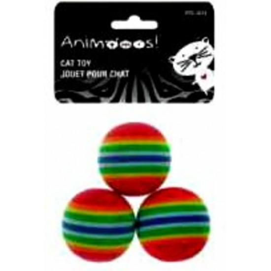 Jouet pour chat Petites balles multicolores