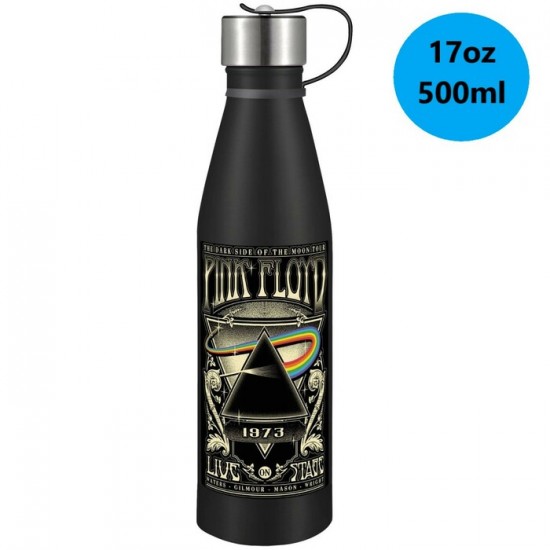 Bouteille Pink Floyd Dark Side Of The Moon Affiche de concert (17oz) en acier inoxydable