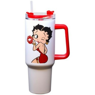 Tasse de voyage Betty Boop de 40 oz en Inox