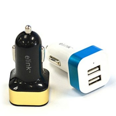 Chargeur 3.1A à 2 prises USB pour voiture EK-4167
