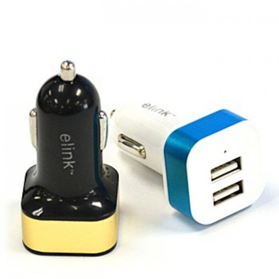 Chargeur 3.1A à 2 prises USB pour voiture EK-4167