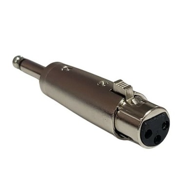 Adaptateur XLR femelle à 1/4 (6,3mm) mâle