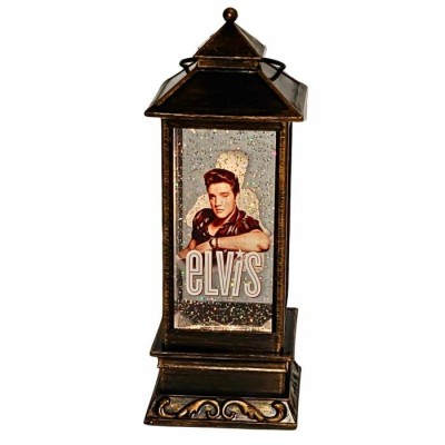 Lanterne Elvis Presley Lumineuse avec tourbillon de Paillettes